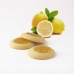Фотография печенья (внешний вид и в разрезе) Dolciara Ambrosiana Джемме с лимонной начинкой (gemme di limoni)