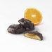 Фото печенья (внешний вид и в разрезе) Dolciara Ambrosiana "Пралинати" с апельсиновой начинкой (pralinati di arance)