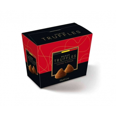 Фото упаковки конфет Belgian Truffles трюфели со вкусом кофе (coffee flavour) 150г