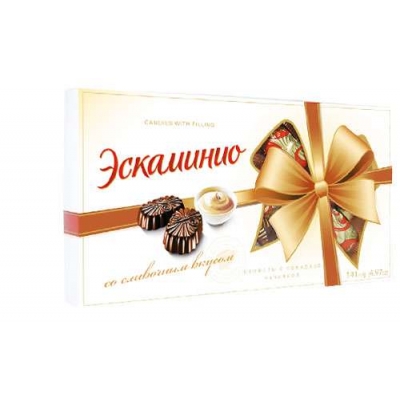 Шоколадные конфеты Спартак "Эскаминио" сливочный вкус 141г