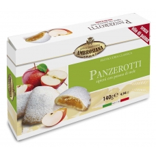 Печенье сочники Dolciara Ambrosiana "Панцеротти" с яблоком (Panzerotti di mele) 140г