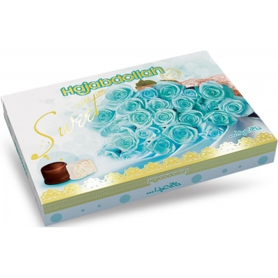 Фото упаковки конфет халва царская Бирюзовые Розы