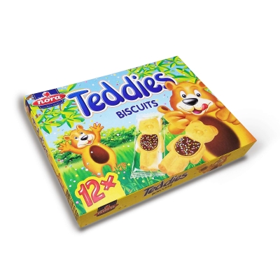Нора Печенье с какао кремом и драже "Teddies" (Тэдди) (14.6г*12) 175г